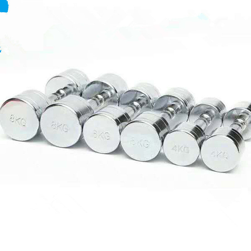 Chrome-Plated Steel Dumbbell Set for Home Gym