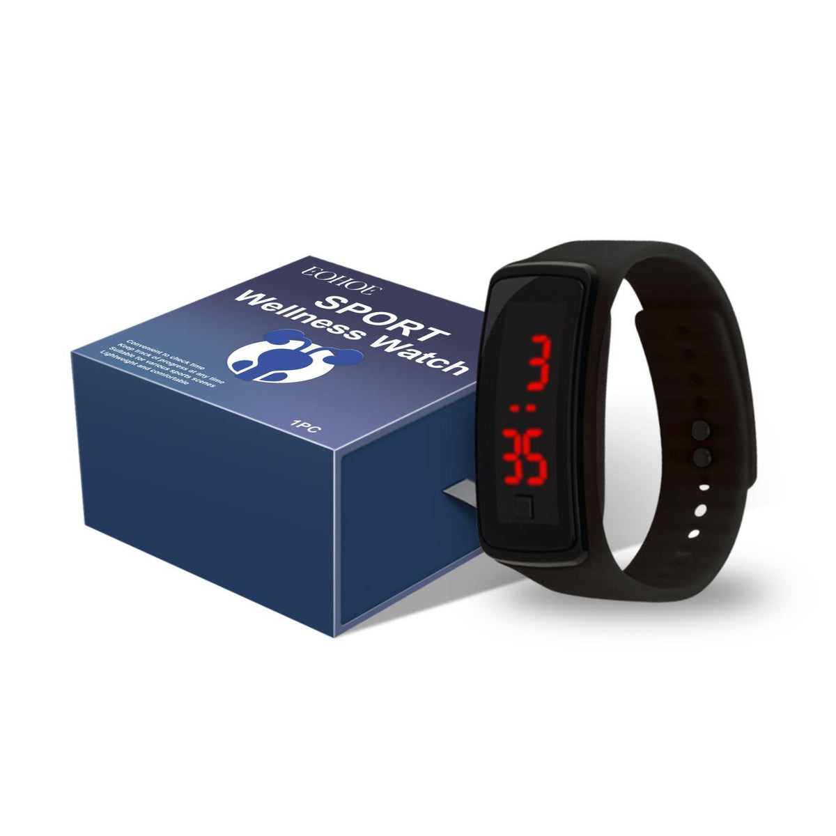 Sport Wellness Smartwatch – Fitness & Heart Rate Tracker