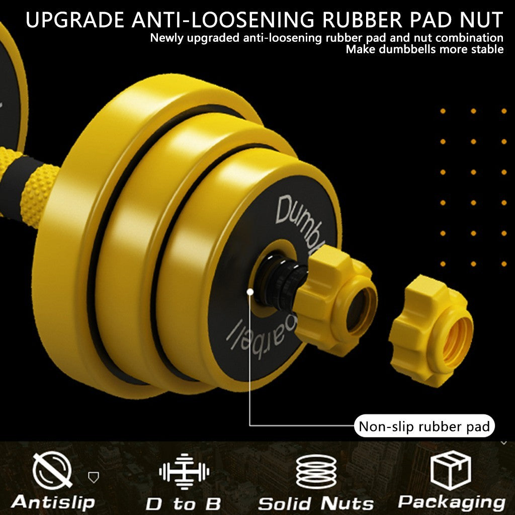 Adjustable Dumbbell & Barbell Weight Set