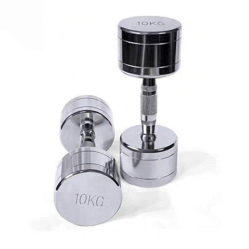 Chrome-Plated Steel Dumbbell Set for Home Gym