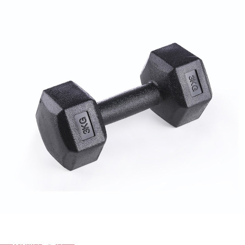 Rubberized Hex Dumbbells for Home Strength Training
