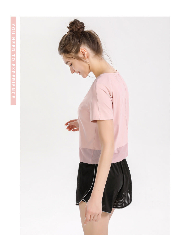 Women's Short-Sleeve Yoga & Running Top
