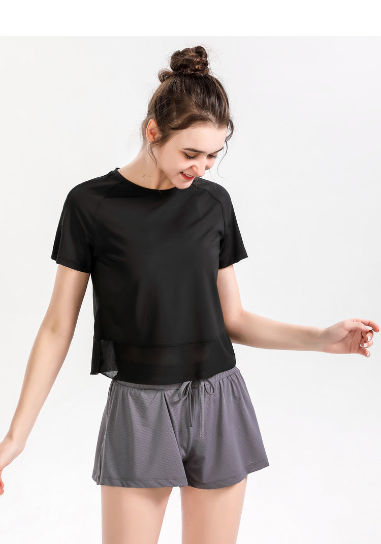 Women's Short-Sleeve Yoga & Running Top