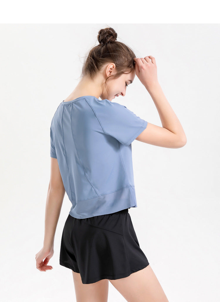Women's Short-Sleeve Yoga & Running Top