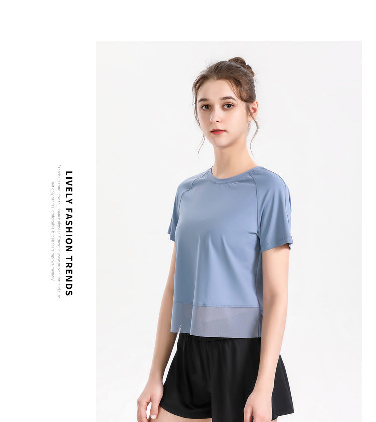 Women's Short-Sleeve Yoga & Running Top