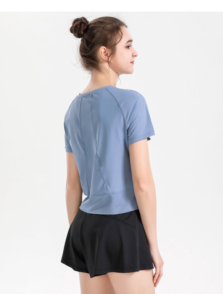 Women's Short-Sleeve Yoga & Running Top