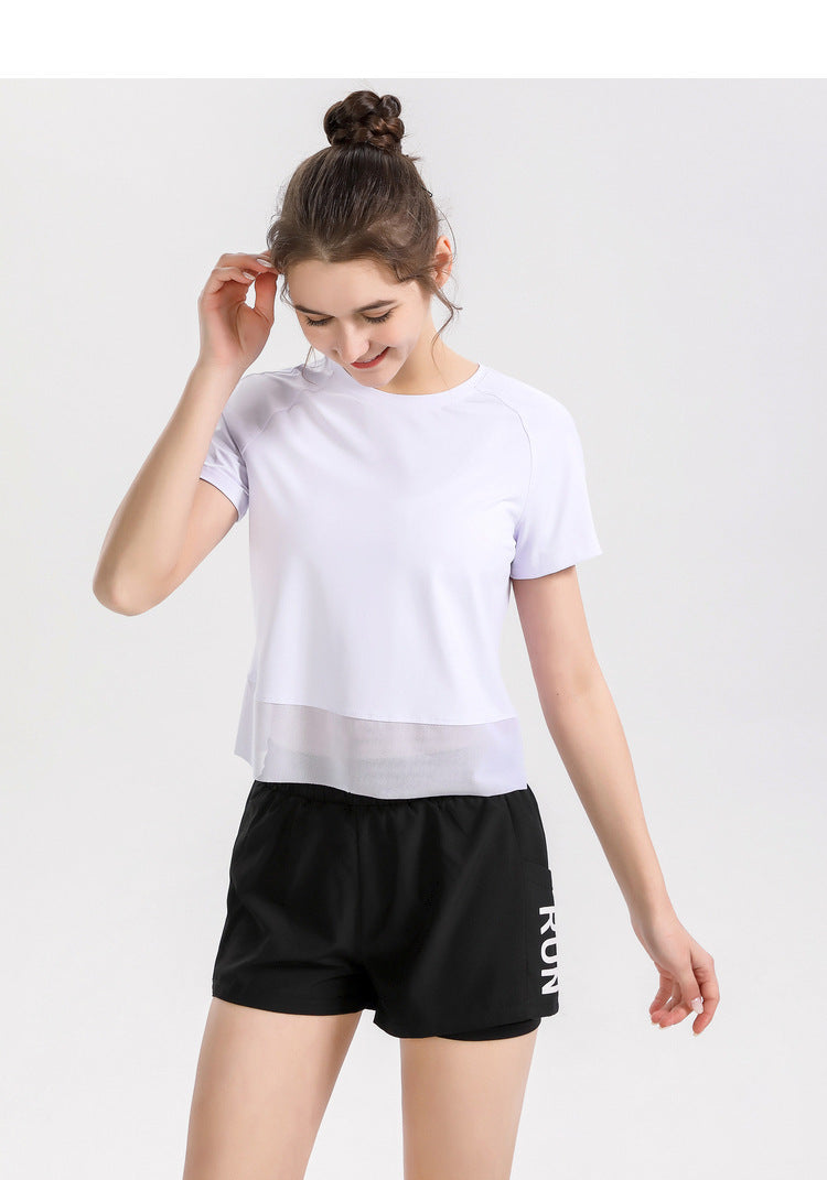 Women's Short-Sleeve Yoga & Running Top
