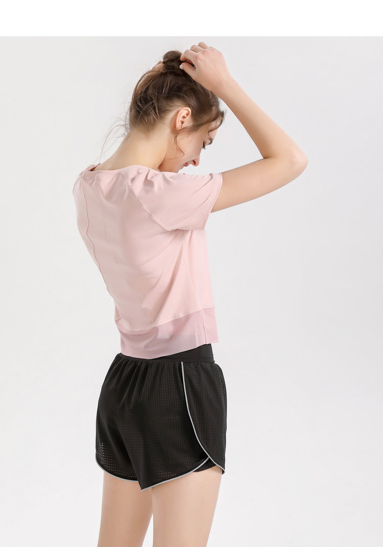Women's Short-Sleeve Yoga & Running Top