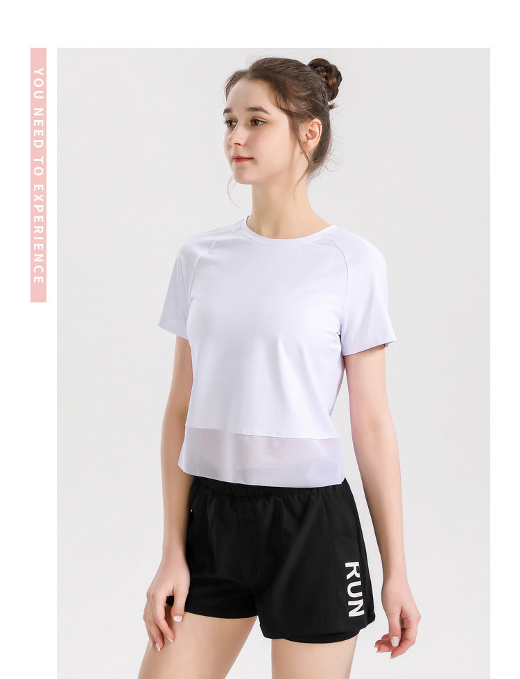 Women's Short-Sleeve Yoga & Running Top