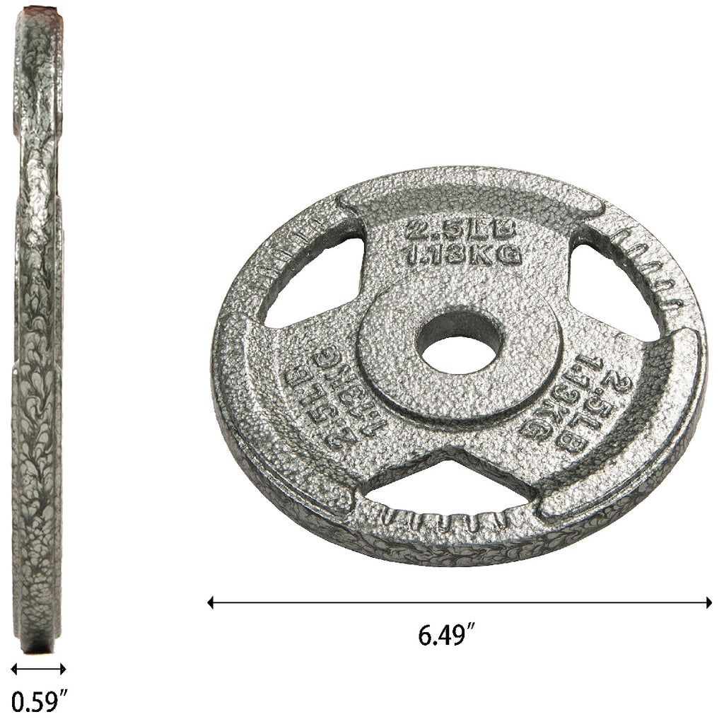 Only Supports Self Pickup  1-inch Standard Cast Iron Weight Plates For Strength Training And Weight Lifting, Multiple Weights