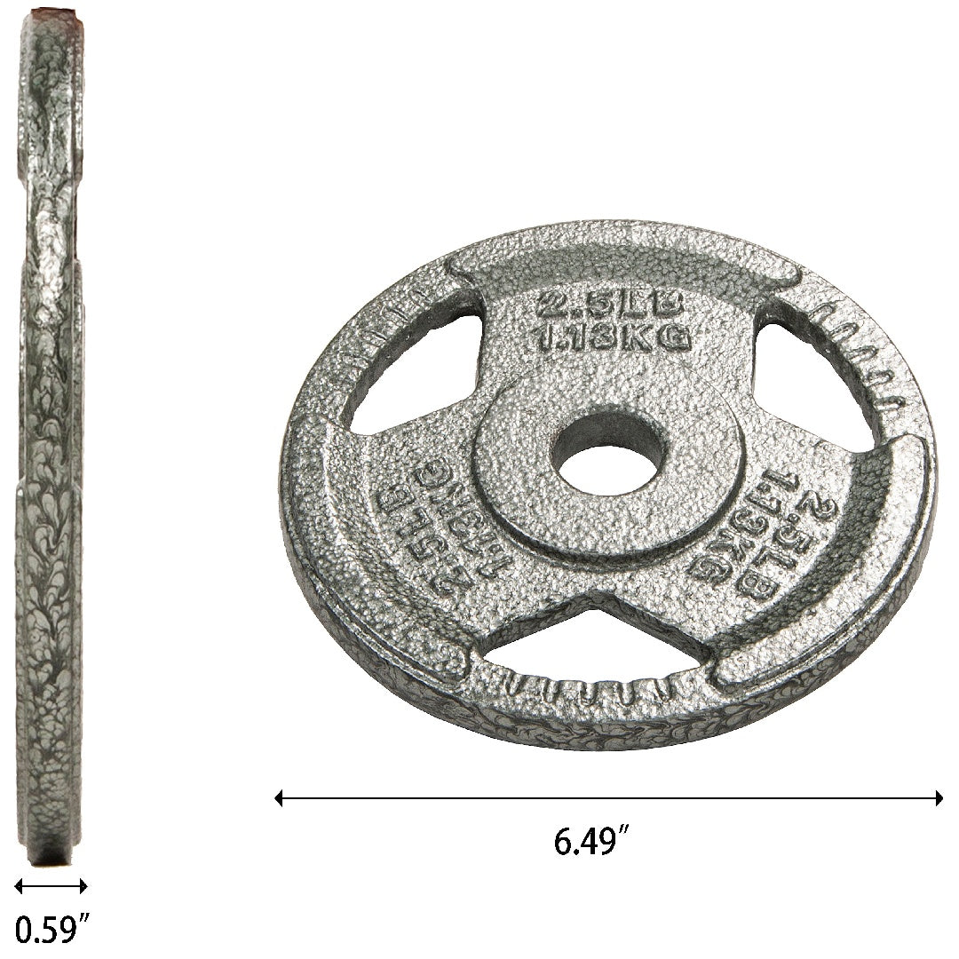 Only Supports Self Pickup  1-inch Standard Cast Iron Weight Plates For Strength Training And Weight Lifting, Multiple Weights