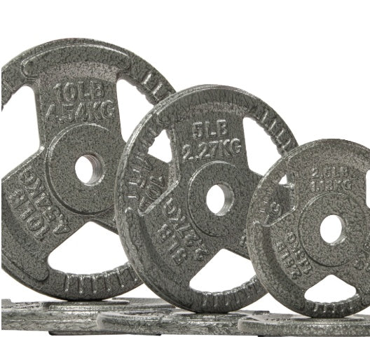 1-Inch Standard Cast Iron Weight Plates