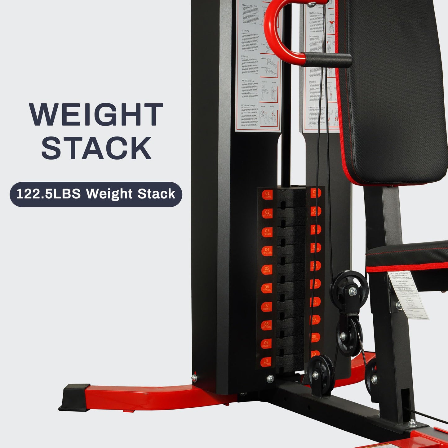 Heavy-Duty Home Gym Strength Training Station