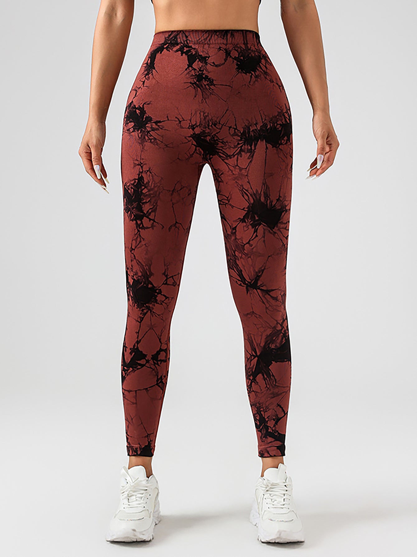 Tie-Dye High-Waist Yoga Leggings with Butt Lift