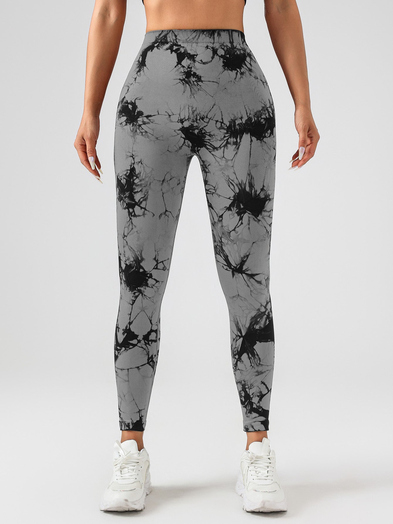 Tie-Dye High-Waist Yoga Leggings with Butt Lift