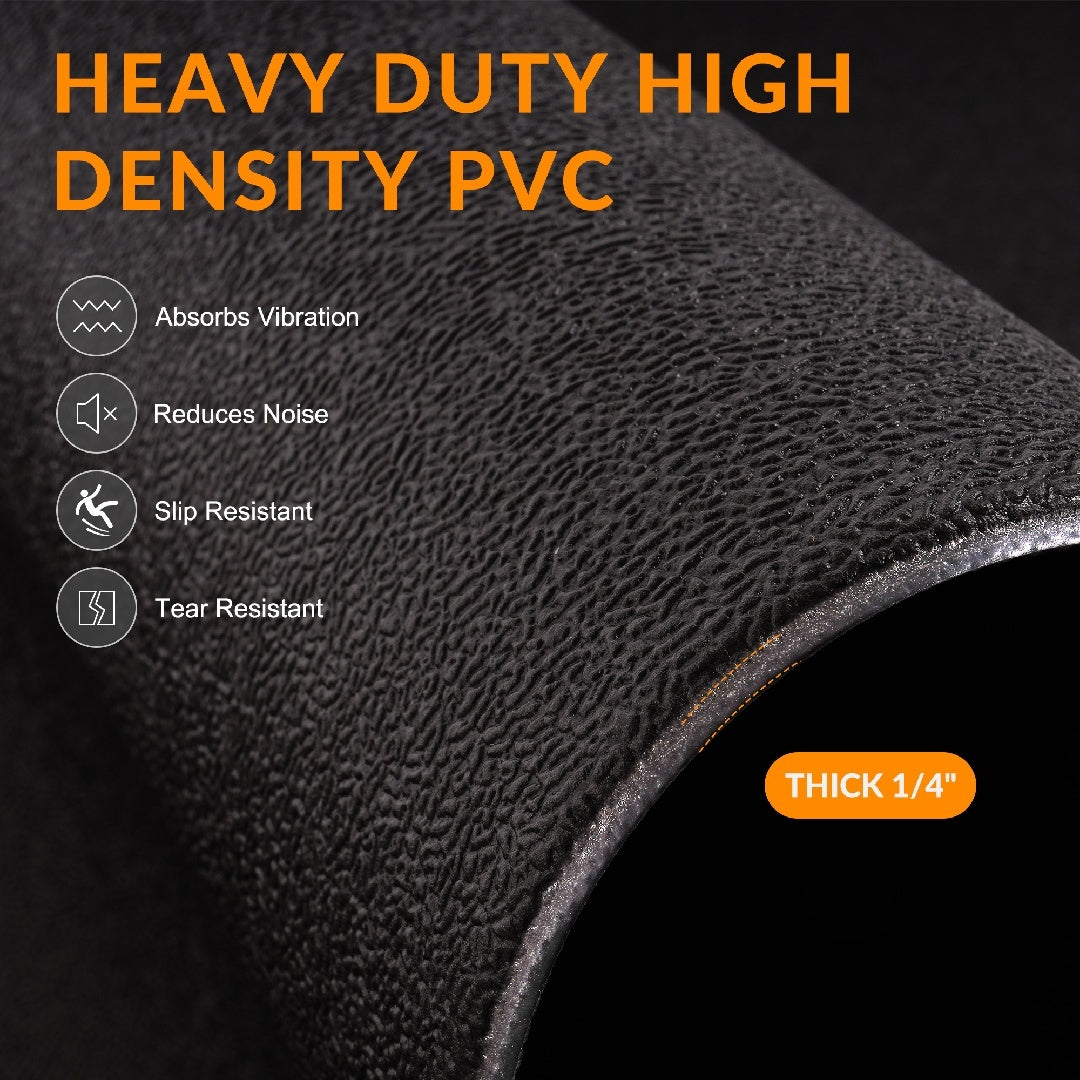 Only Supports Self Pickup  High Density Home Gym Treadmill Exercise Bike Equipment Mats, 1-4 Inch Thick, Multiple Sizes