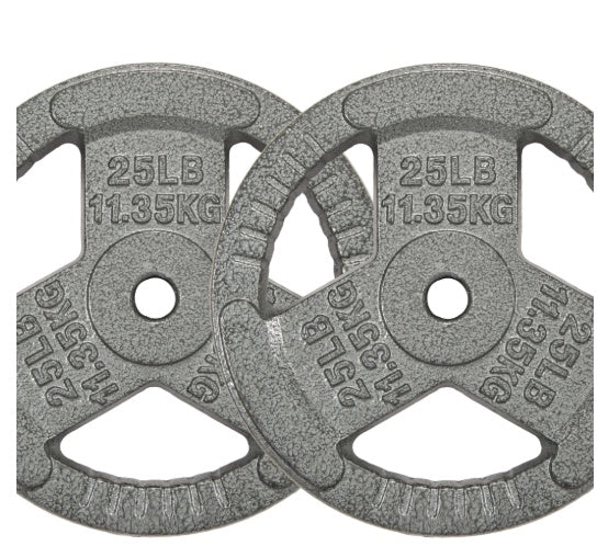 1-Inch Standard Cast Iron Weight Plates