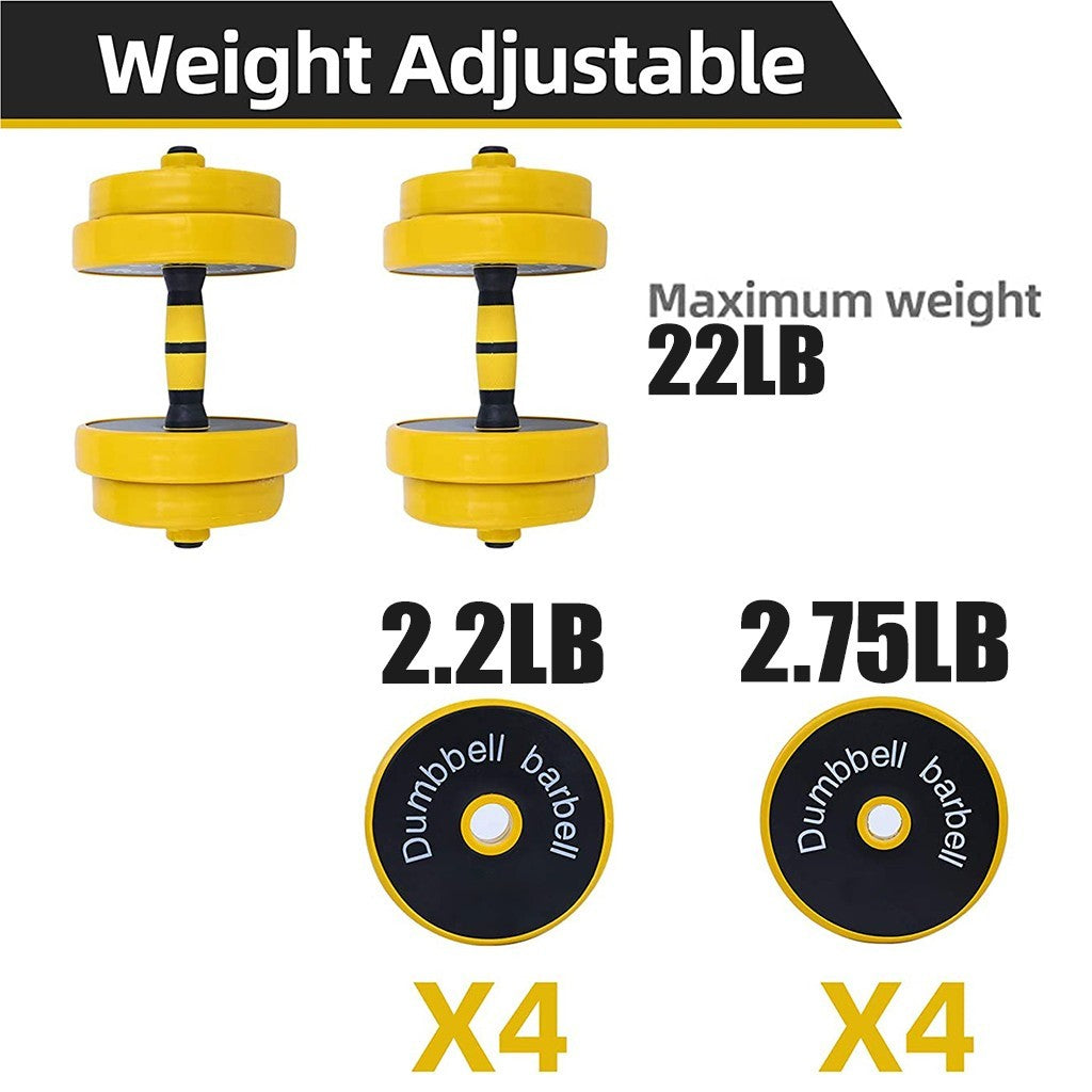 Adjustable Dumbbell & Barbell Weight Set