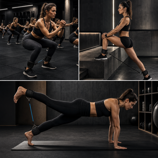 Ankle Strap Resistance Bands for Leg & Glute Training