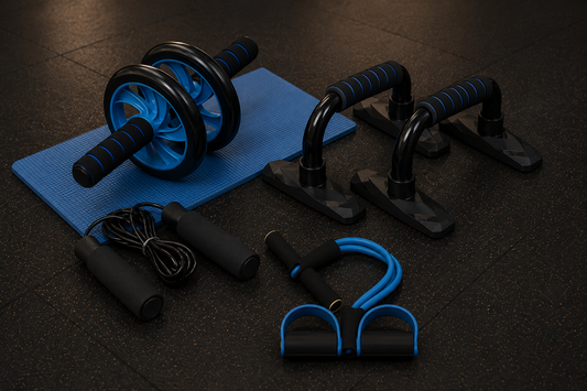 Compact Multi-Function Home Gym Equipment Set