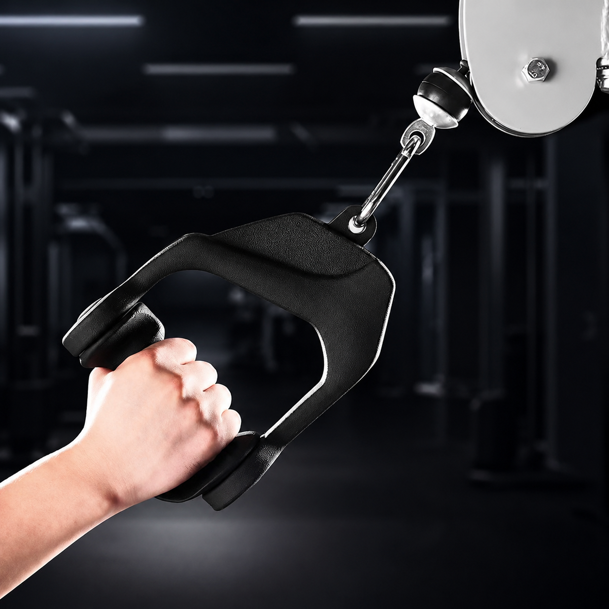 Lat Pulldown Cable Attachment Handle for Back Training