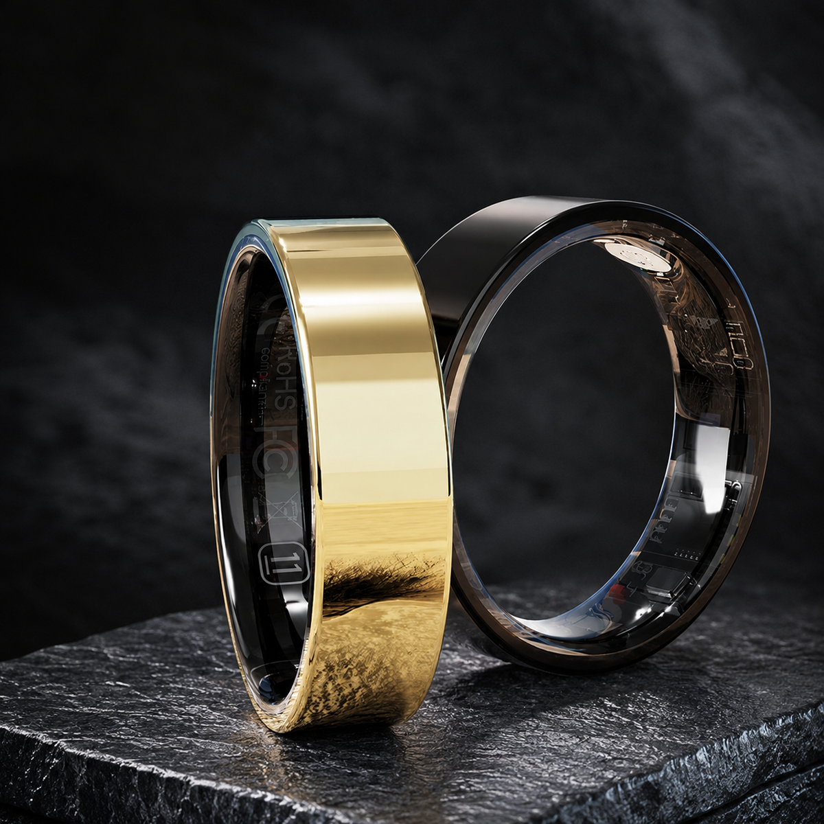 Multi-functional Waterproof Smart Ring For Health Monitoring And Fitness Tracking