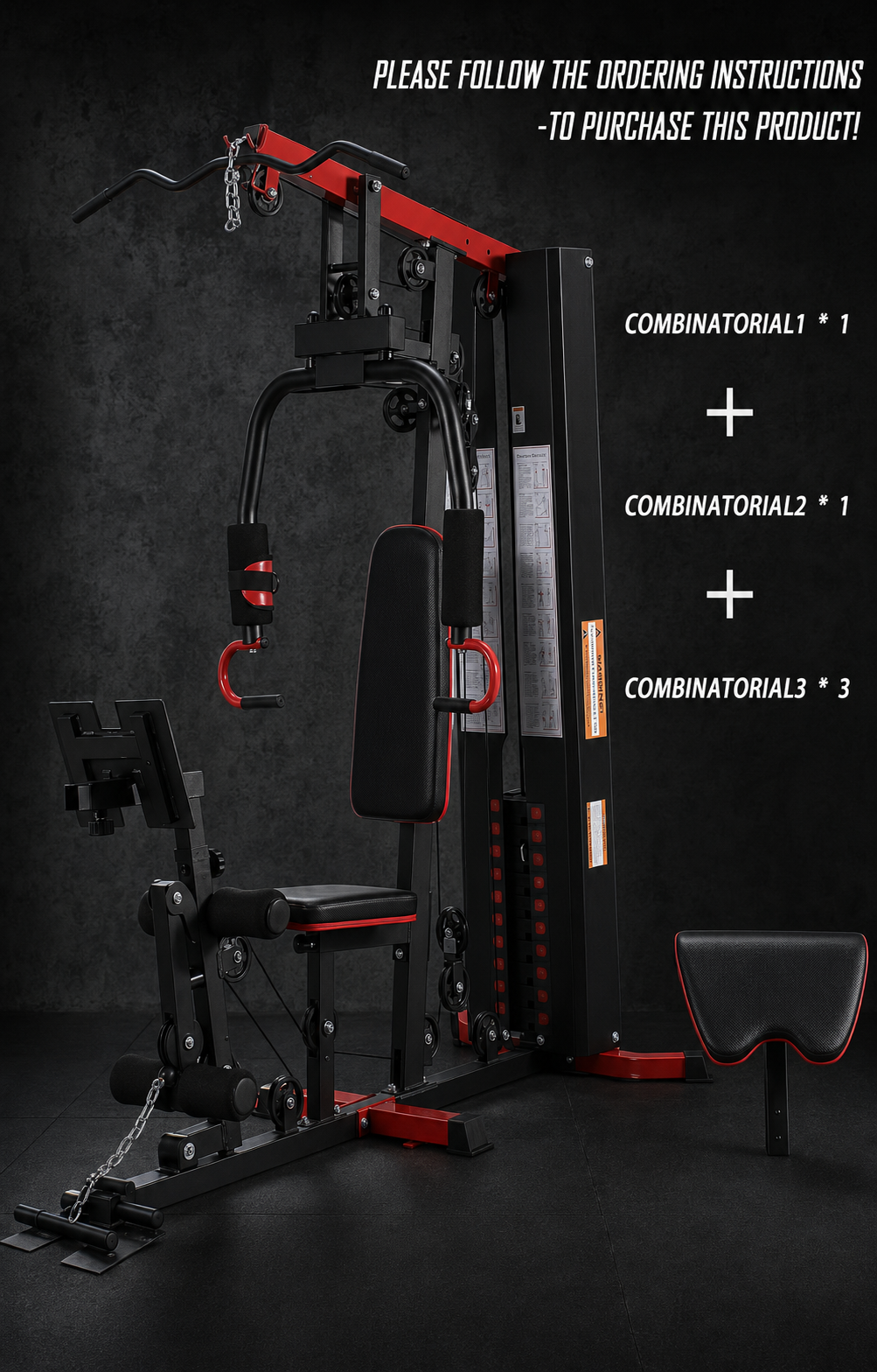 Heavy-Duty Home Gym Strength Training Station