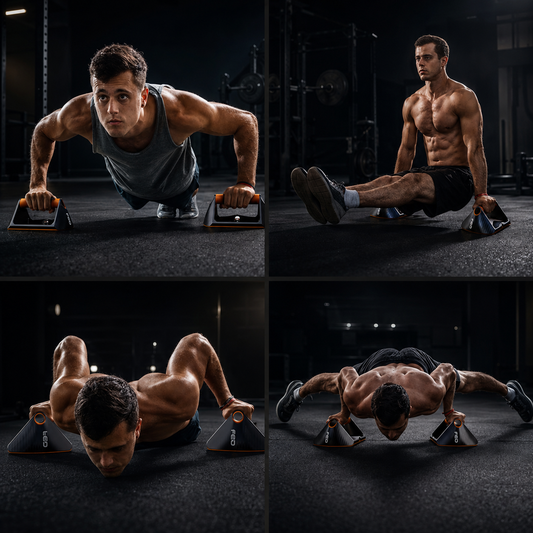 Push-Up Board with Multiple Hand Positions for Home Training