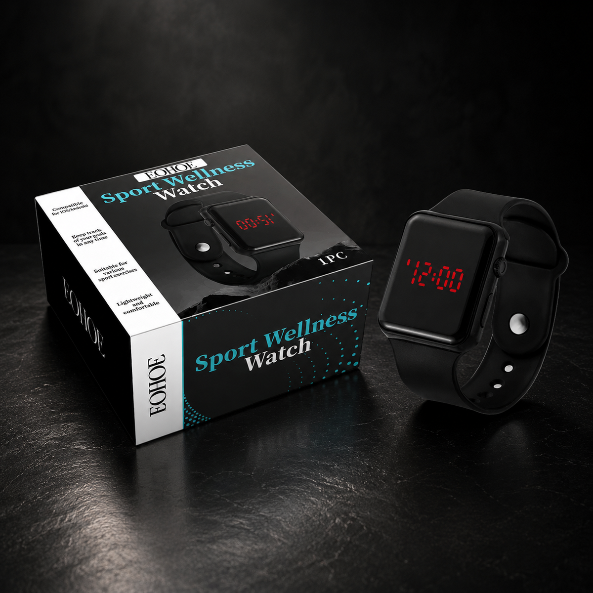 Sport Wellness Smartwatch with Health Tracking