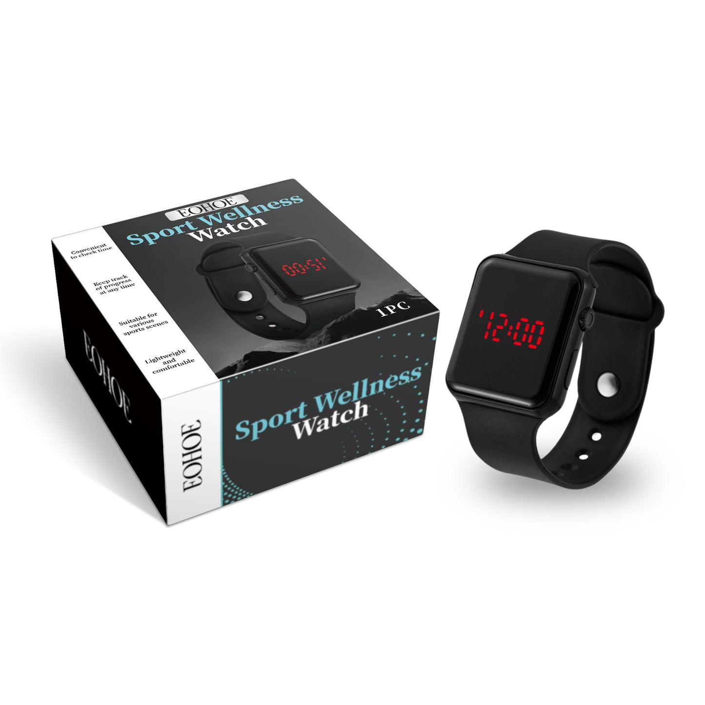 Sport Wellness Smartwatch with Health Tracking