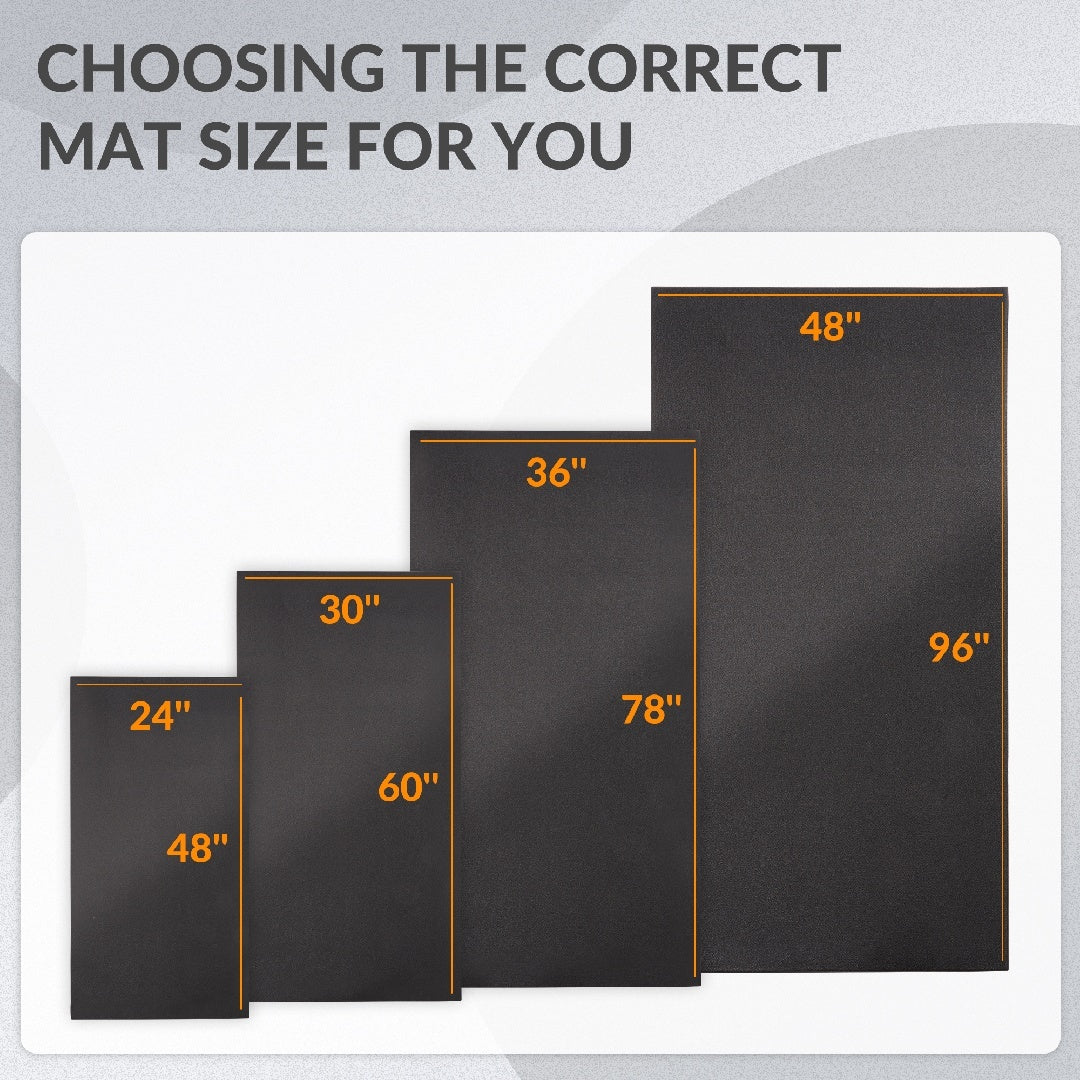 High-Density Equipment Mat for Treadmills & Exercise Bikes
