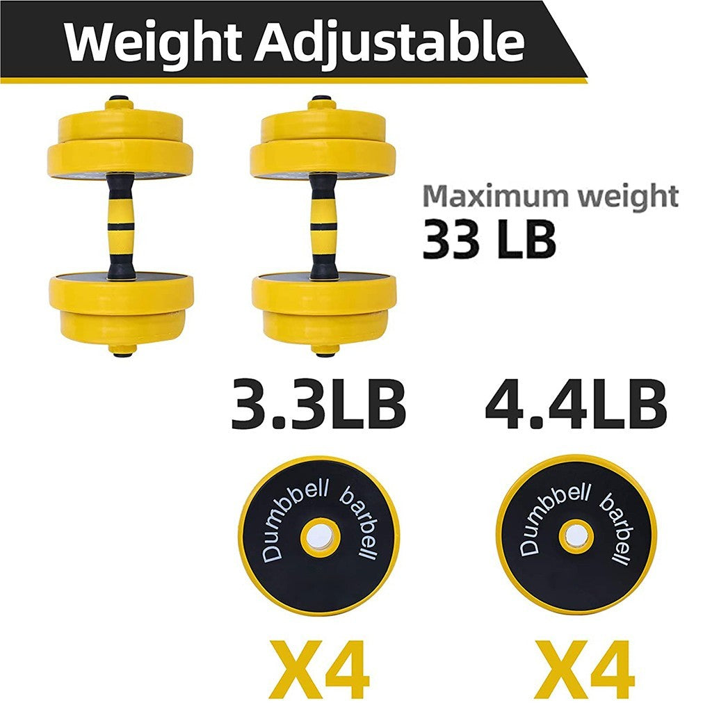 Adjustable Dumbbell & Barbell Weight Set