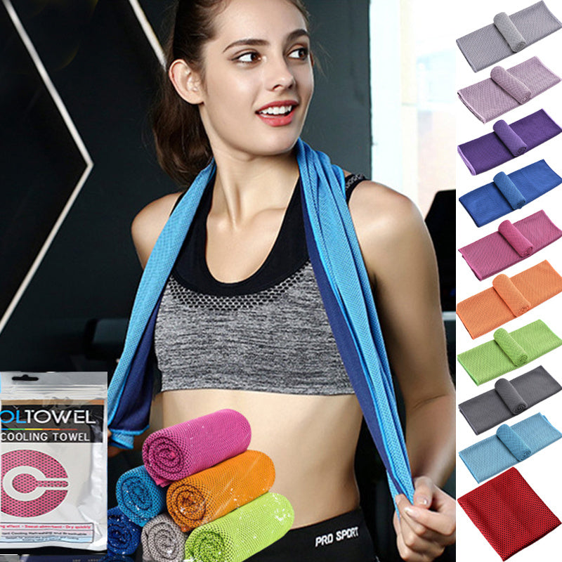 Quick-Dry Cooling Sports Towel for Gym & Outdoor Use